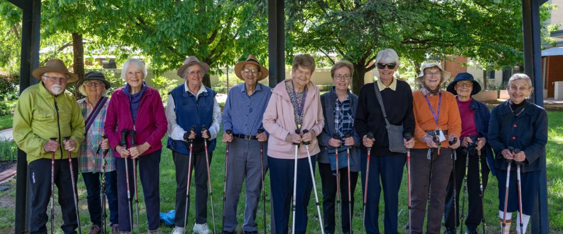 What is the walking group in the villages?